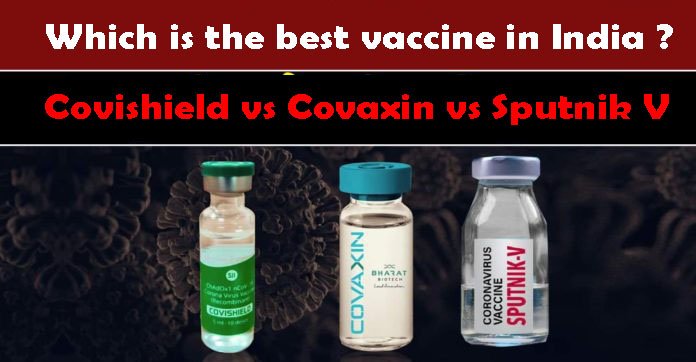 covishield vs covaxin vs sputnik V