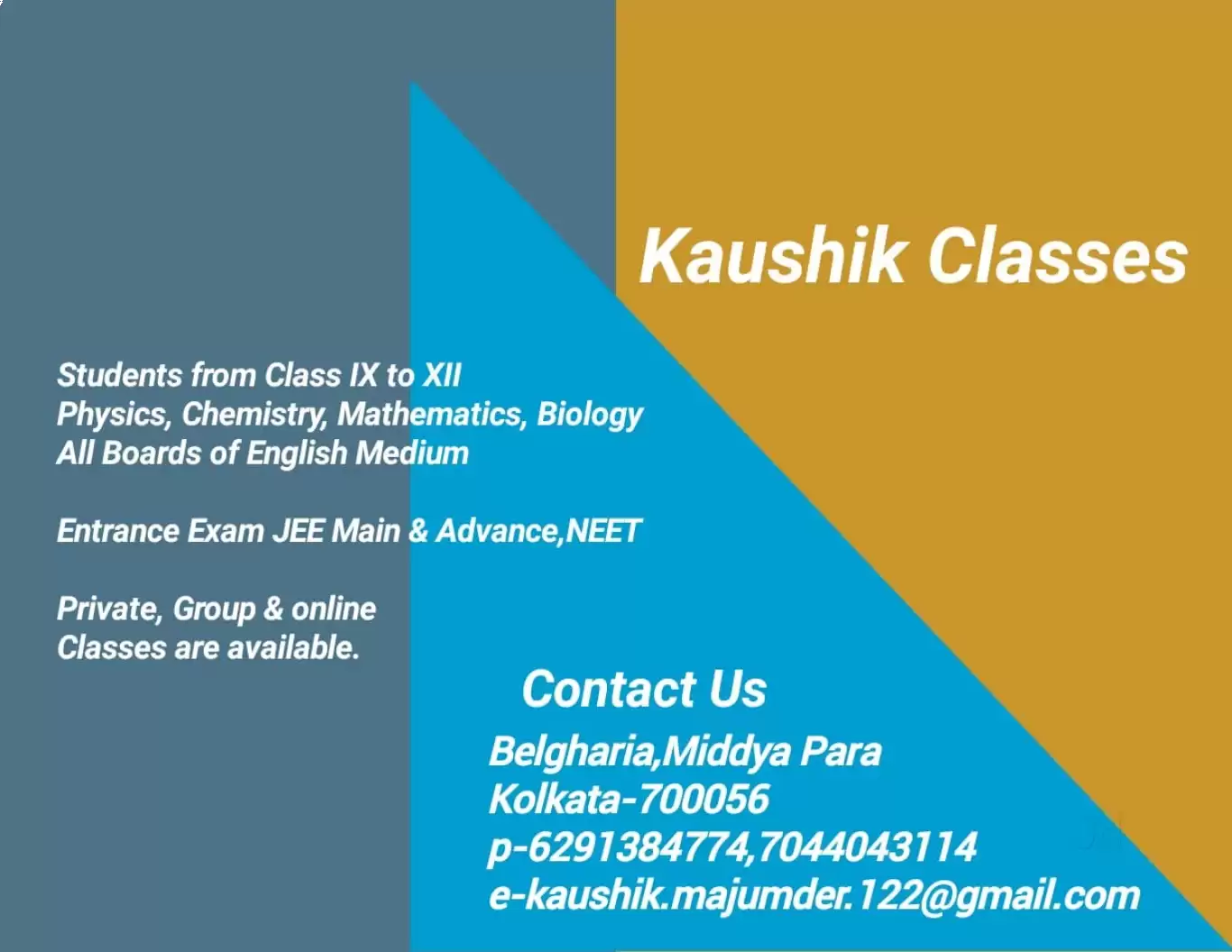 Kaushik Classes 