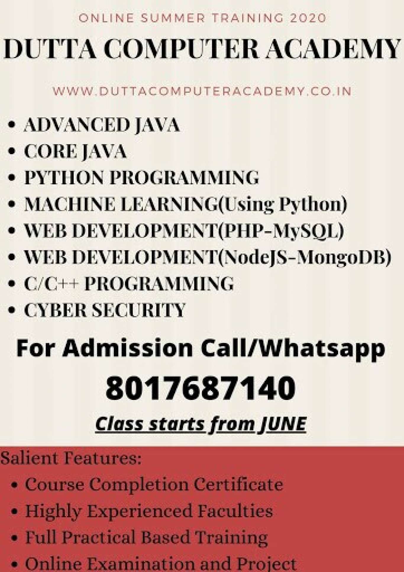 Dca Dutta Computer Academy 